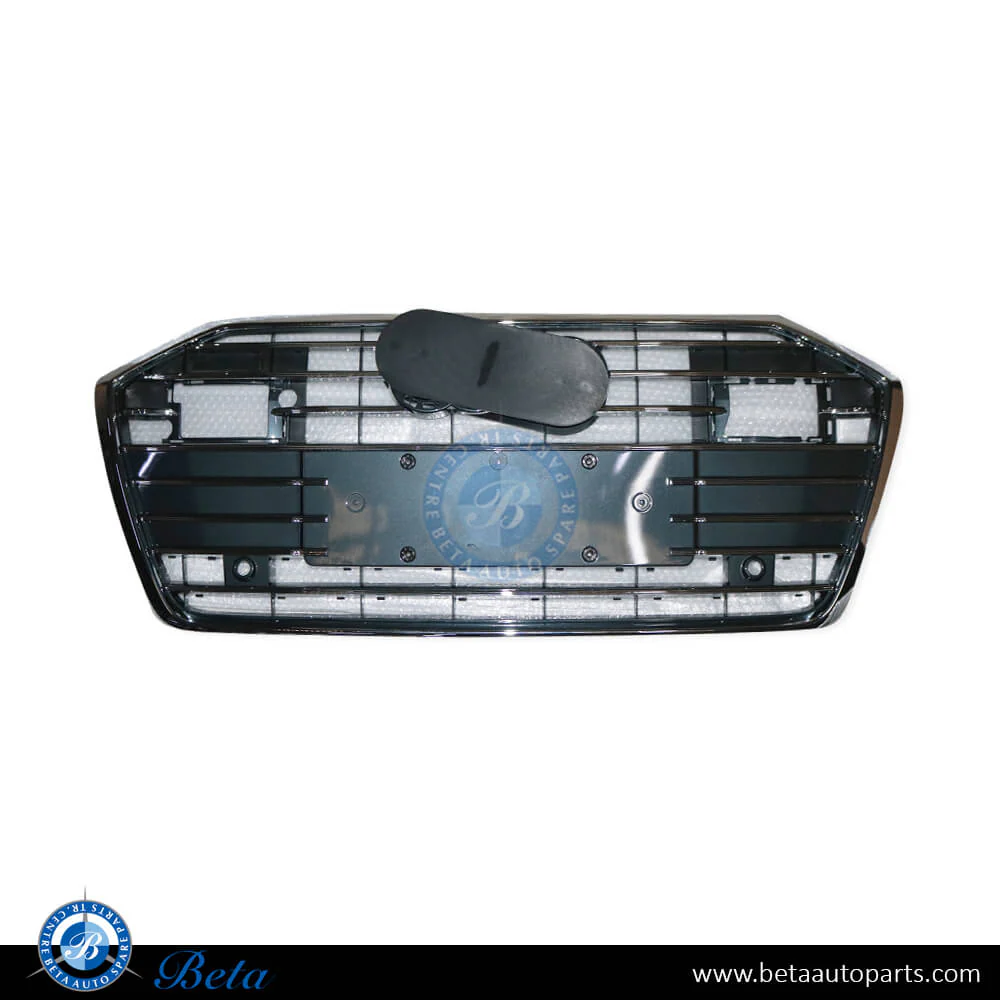 Audi A6 S-Line (2019-2024), Radiator Grille with ACC (Dark Gray), China, 4K0853651RN4