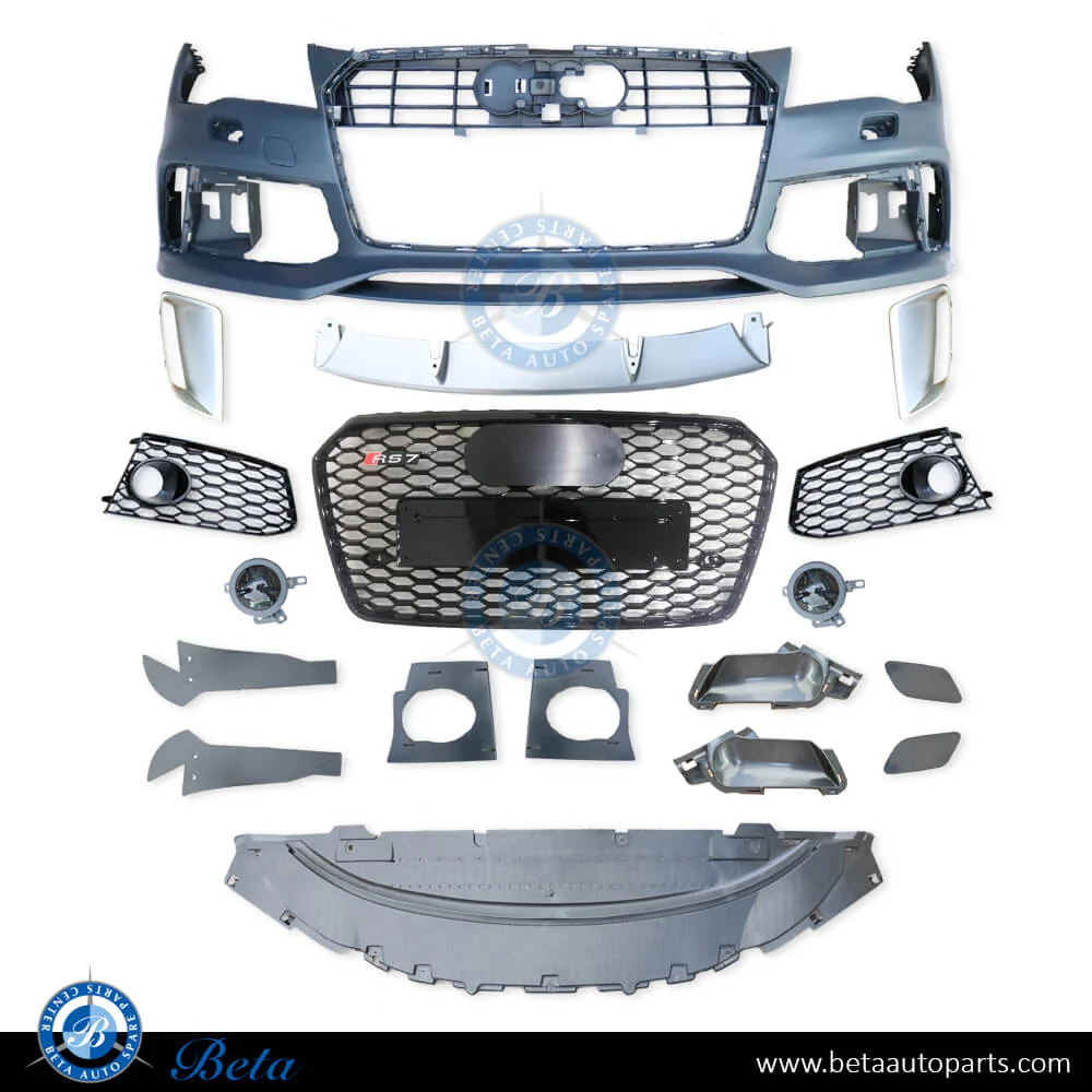 Audi A7 (2011-2014), Front Bumper Upgrade to 2015 RS7 Look, China, 4G8807065AR