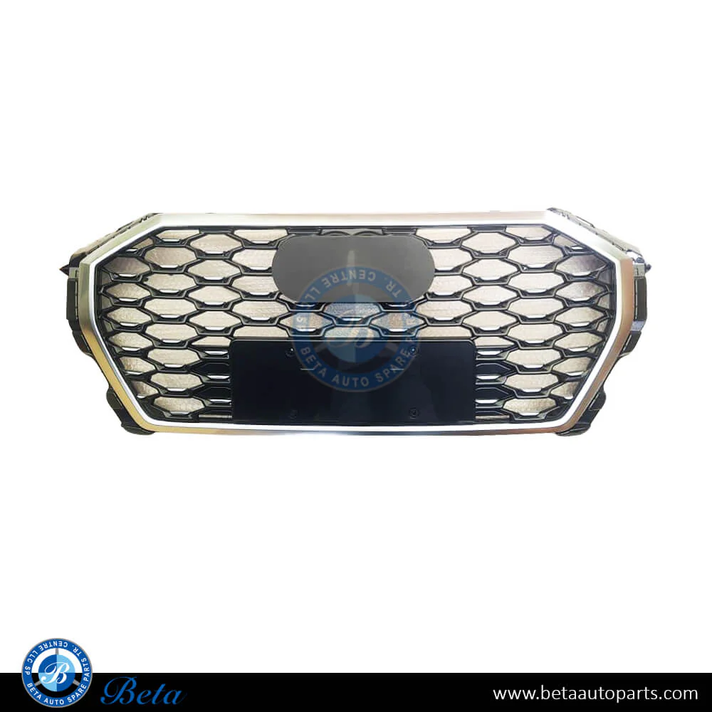 Audi Q3 Sportsback  S-Line (2019-2025), Radiator Grille (Black and Chrome), China, 83F853651BRN4