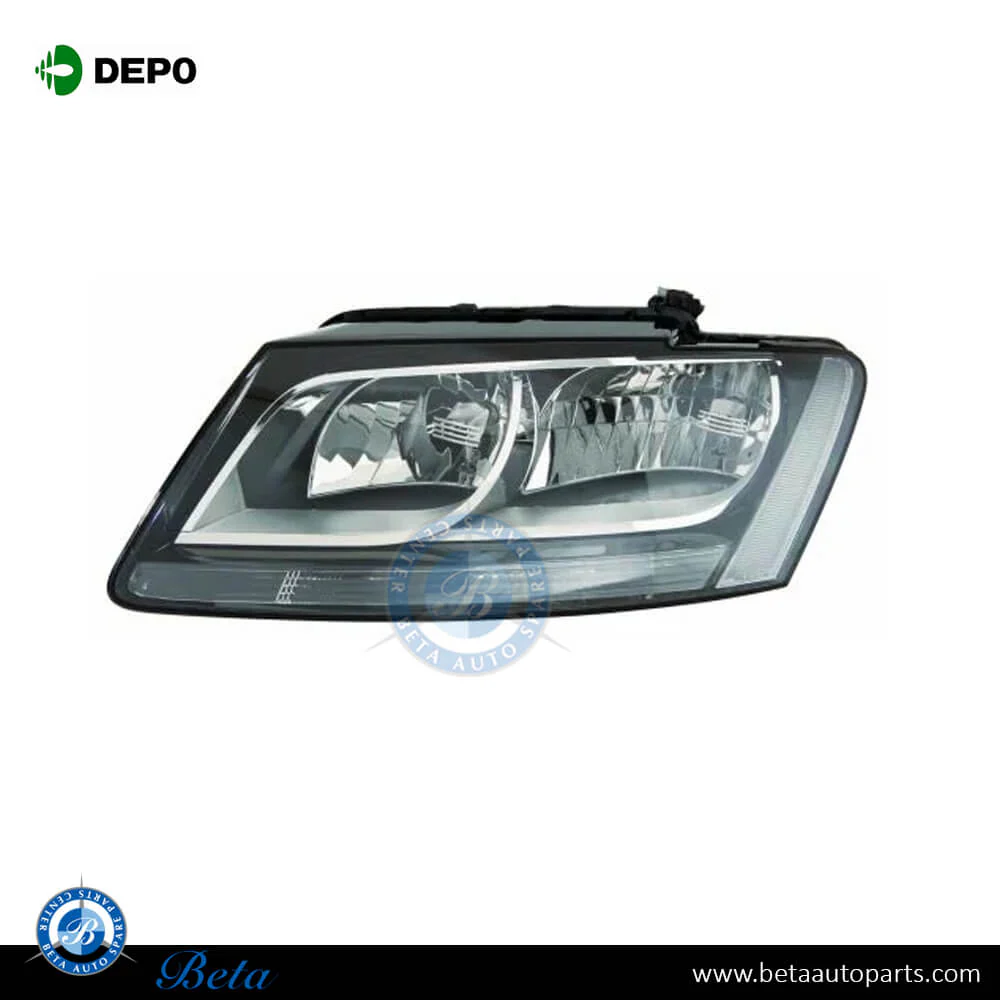 Audi Q5 (2009-2012), Headlamp Normal (Left), Depo, 8R0941029