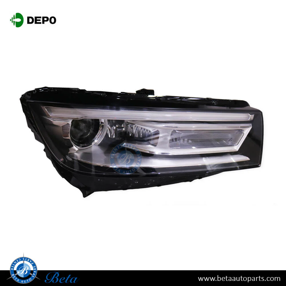 Audi Q5  (2018-2024), Headlamp Xenon (Right), Depo, 80A941044, 80A941044F