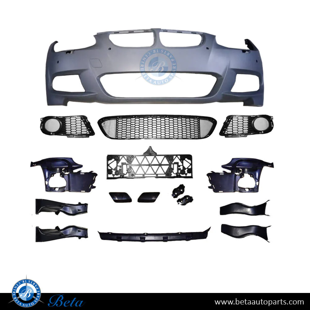 BMW 3 Series E92 LCI (2009-2011), Front Bumper M-Tek with PDC with Washer, China