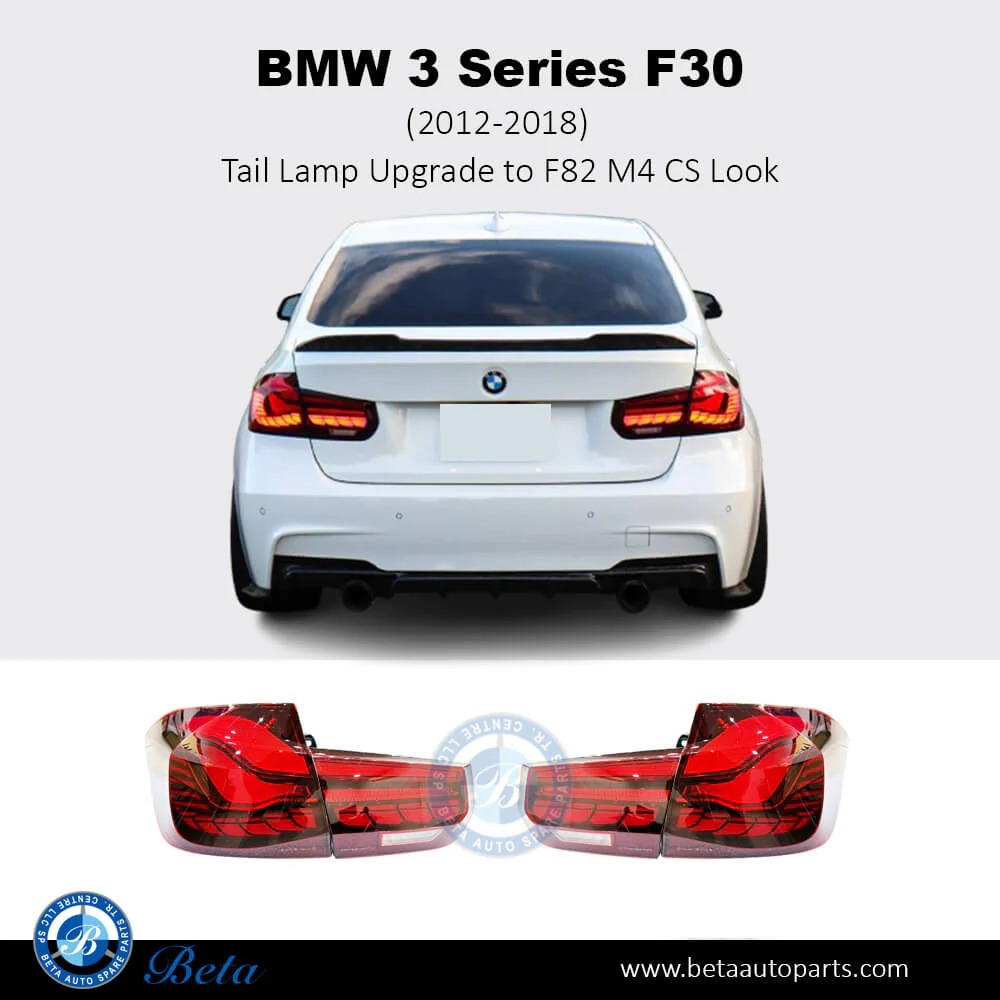 BMW 3 Series F30 (2012-2018), Tail Lamp Upgrade to F82 M4 CS Look, China, 63217369117 / 63217369118 - Image 2