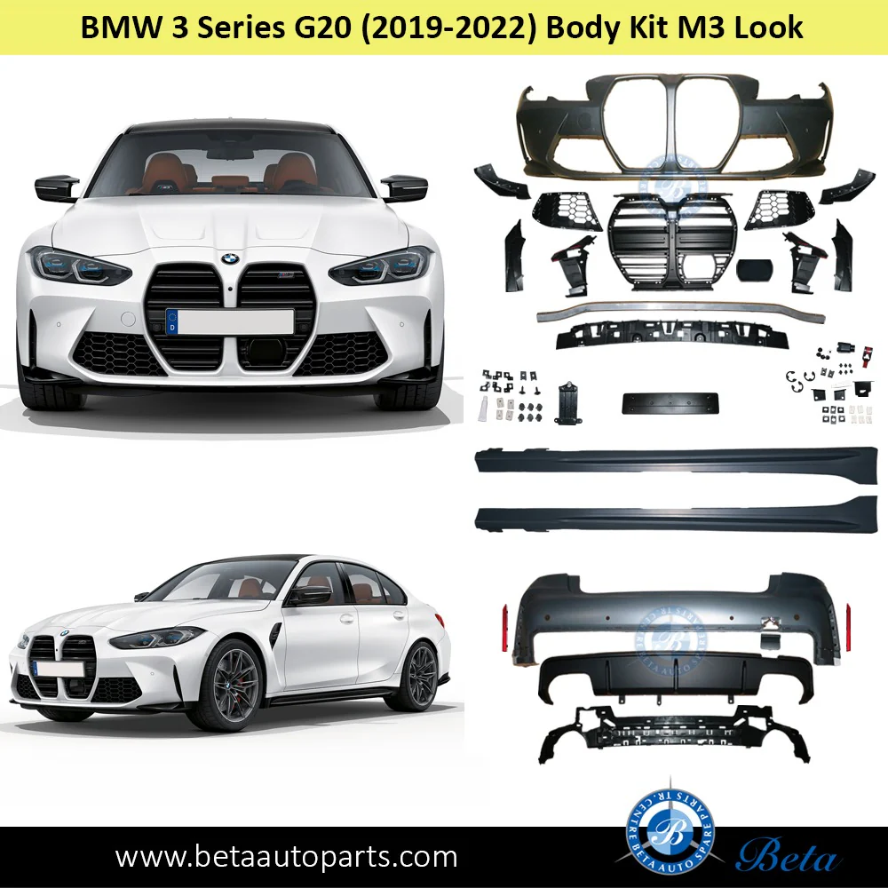 BMW 3 Series G20 (2019-2022), Body Kit M3 Look with PDC with ACC with Park Assist, Taiwan - Image 2
