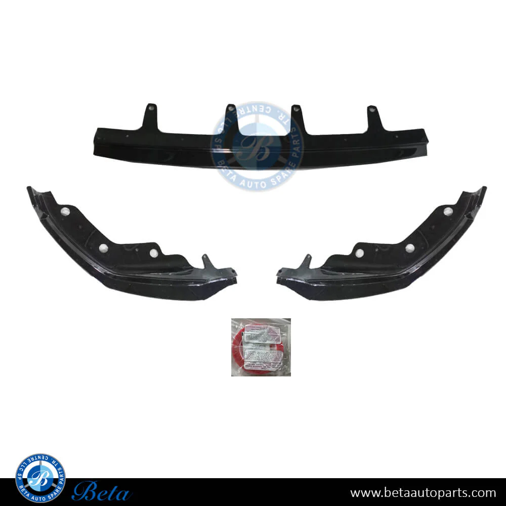 BMW 3 Series G20 (2019-2022), Front Bumper Lower Spoiler M-Performance for M-Tek (Black), China, 51192455832