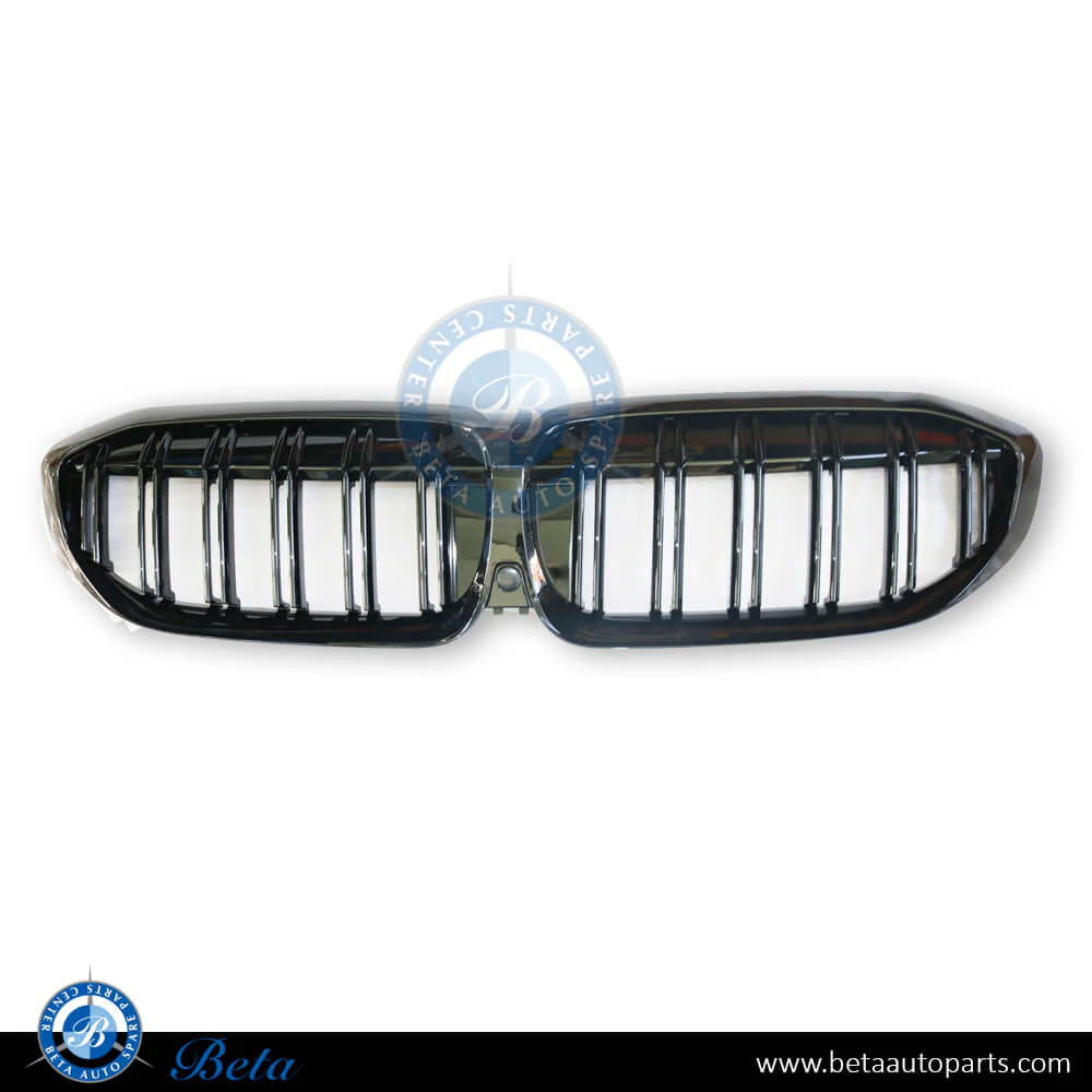 BMW 3 Series G20 (2019-2022), Radiator Grille M Look (Gloss Black), China, 51138072085