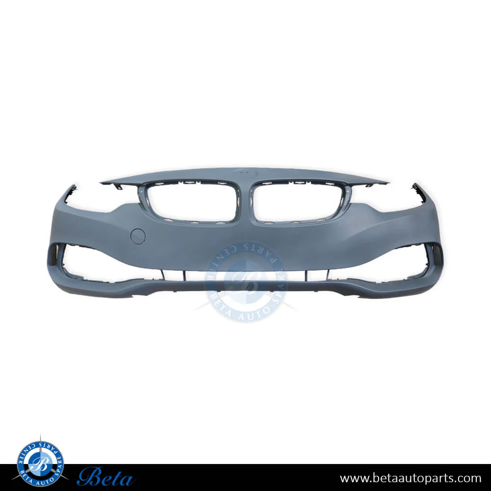 BMW 4 Series F32 / F36 (2014-2020), Front Bumper with PDC without Washer (Basis), Taiwan, 51117363267 / 51117363268