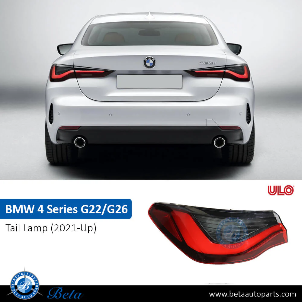 BMW 4 Series G22 / G26 (2021-Up), Tail Lamp LED (Left), ULO, 63217477603 - Image 3