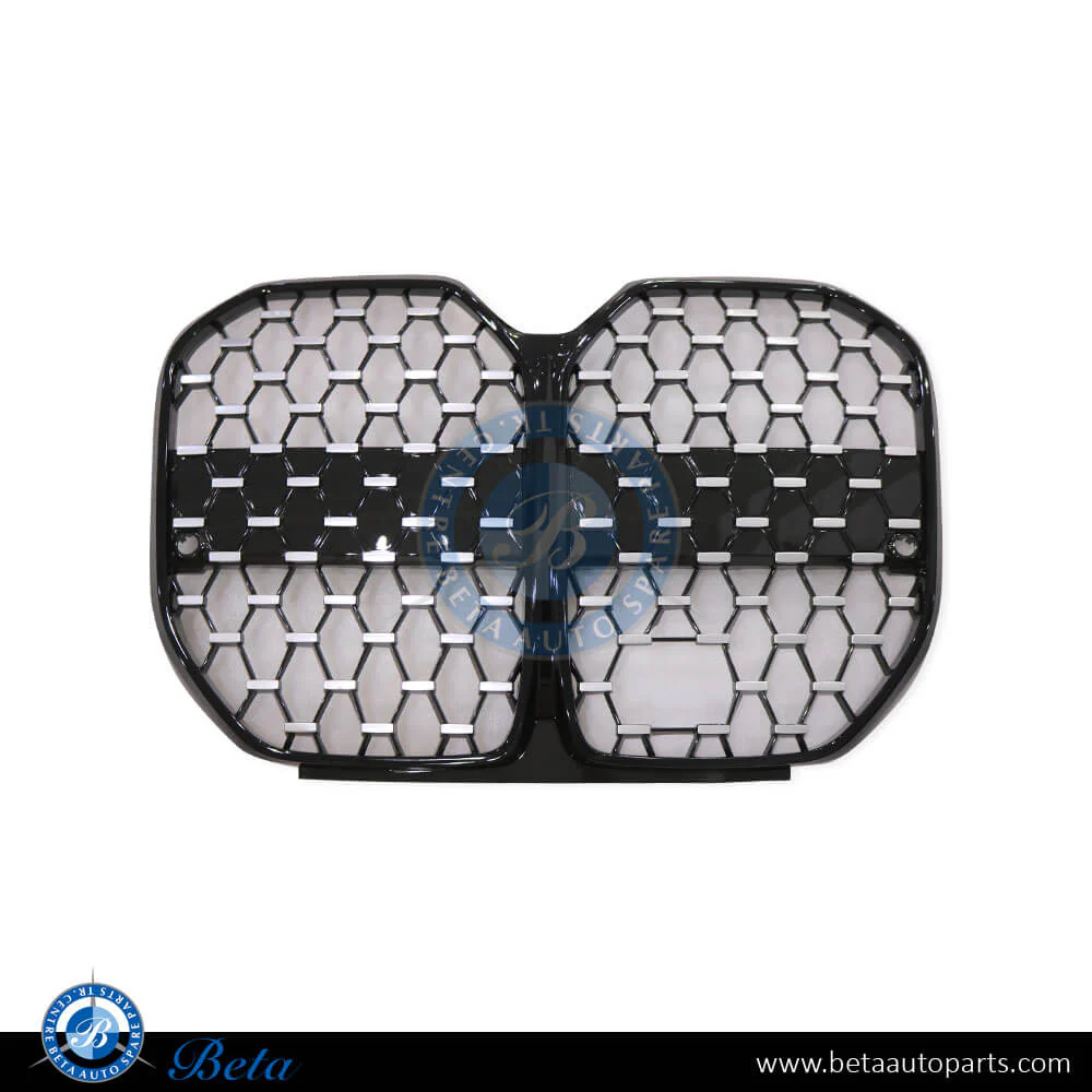 BMW 4 Series G26 (2021-Up), Radiator Grille M-Tek with ACC with Camera Hole (Black and Chrome), China, 51139466880