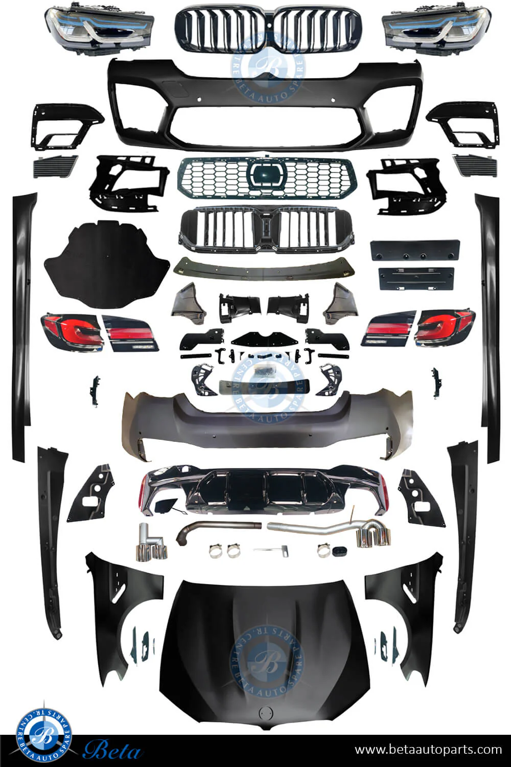 BMW 5 Series F10 (2010-2016), Body Kit Conversion Upgrade to G30 LCI M5 Look, China - Image 3
