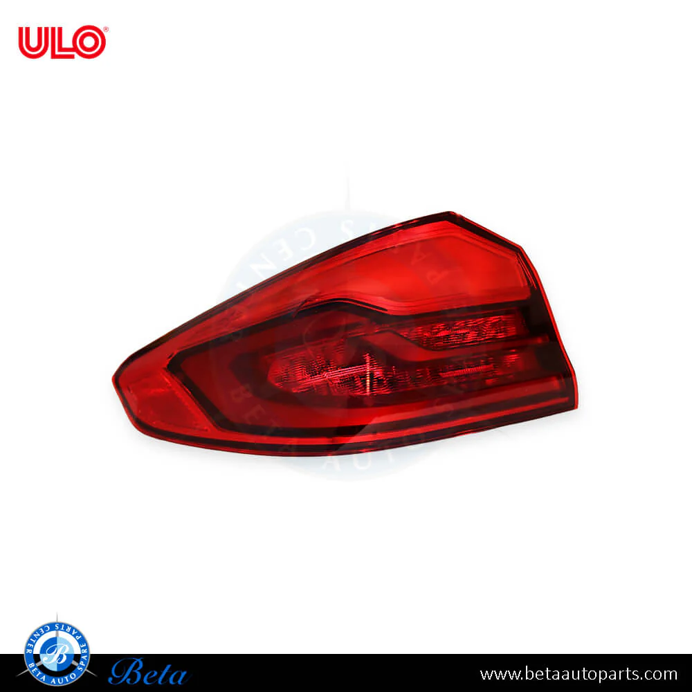 BMW 5 Series G30 (2017-2020), Tail Lamp - USA Type (Left), ULO, 63217376469