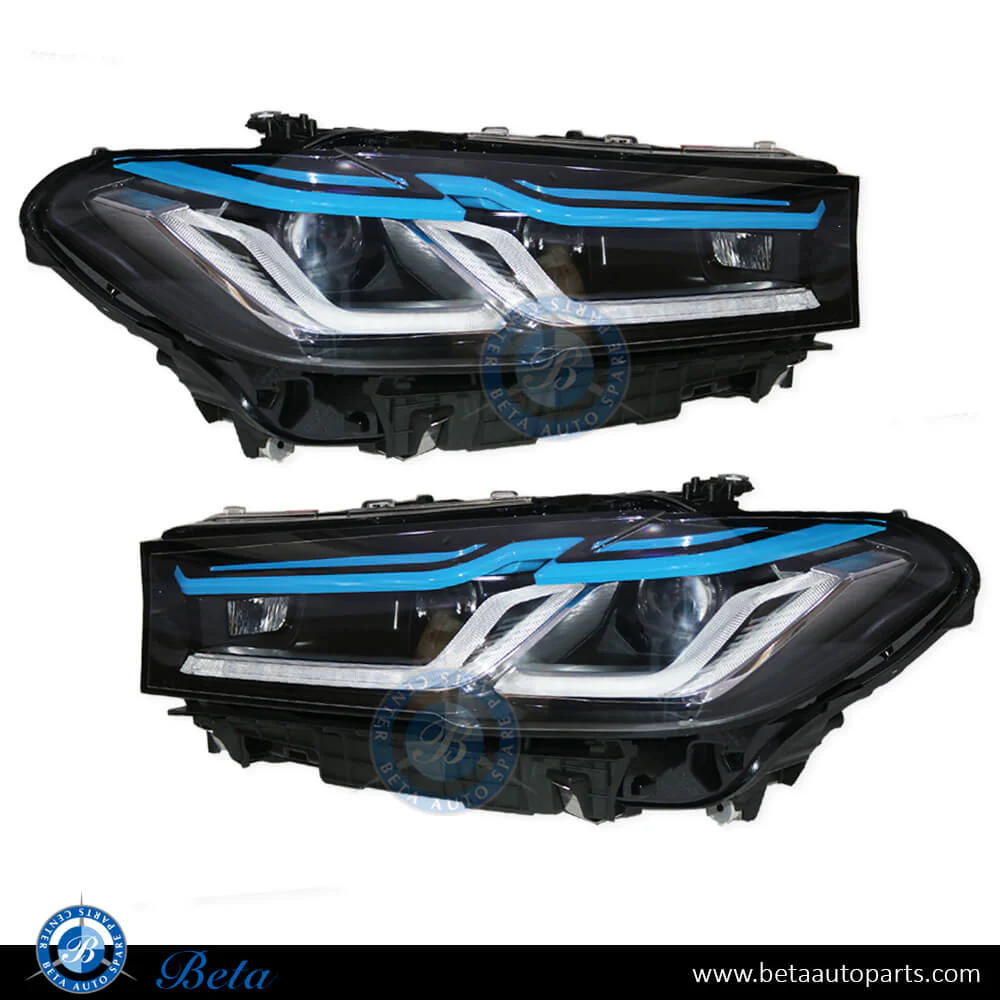 BMW 5 Series G30 (2017-2020), Headlamp Upgrade from LED to 2021 LCI Laser Look, China, 63117214951 / 63117214952