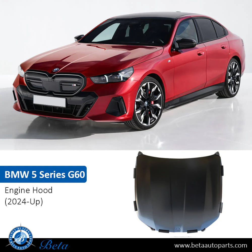 BMW 5 Series G60 (2024-Up), Hood (Aluminum), Taiwan, 41619633618 - Image 2