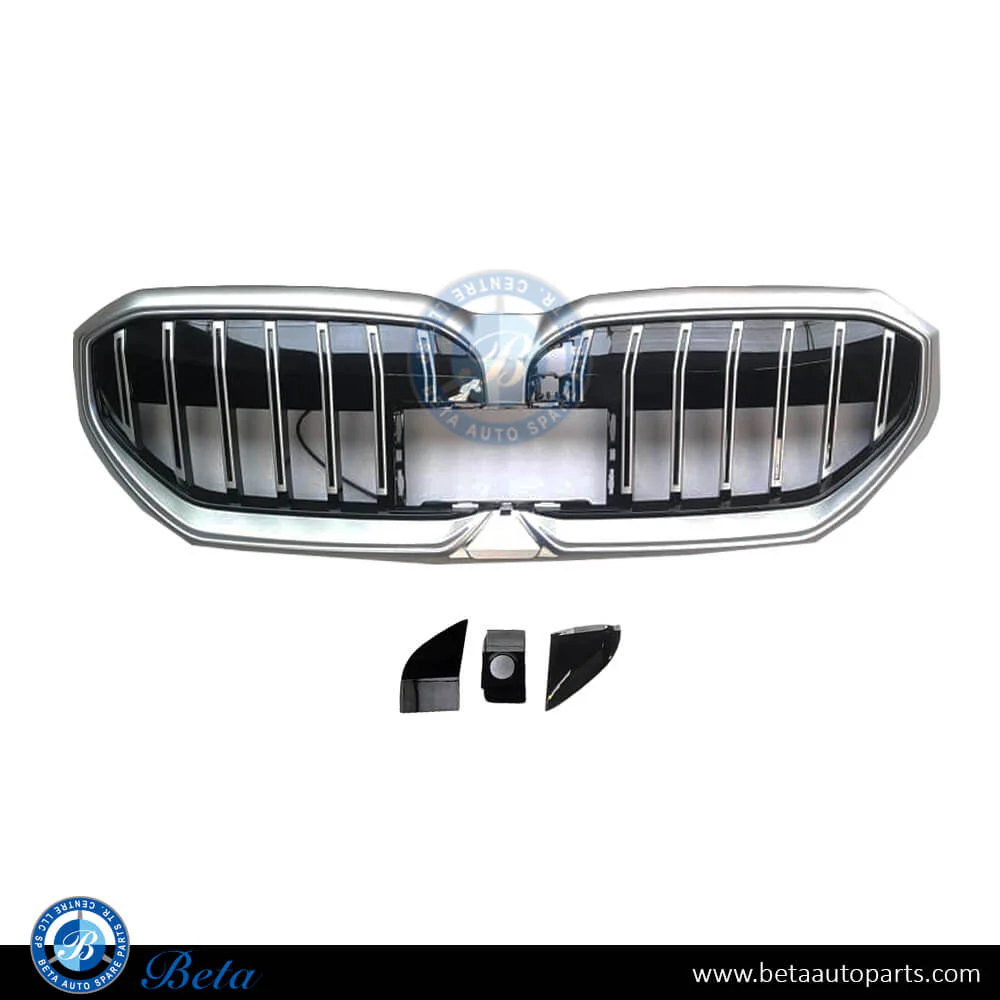 BMW 5 Series G60 (2024-Up), Radiator Grille with LED (Chrome), China, 51118084683
