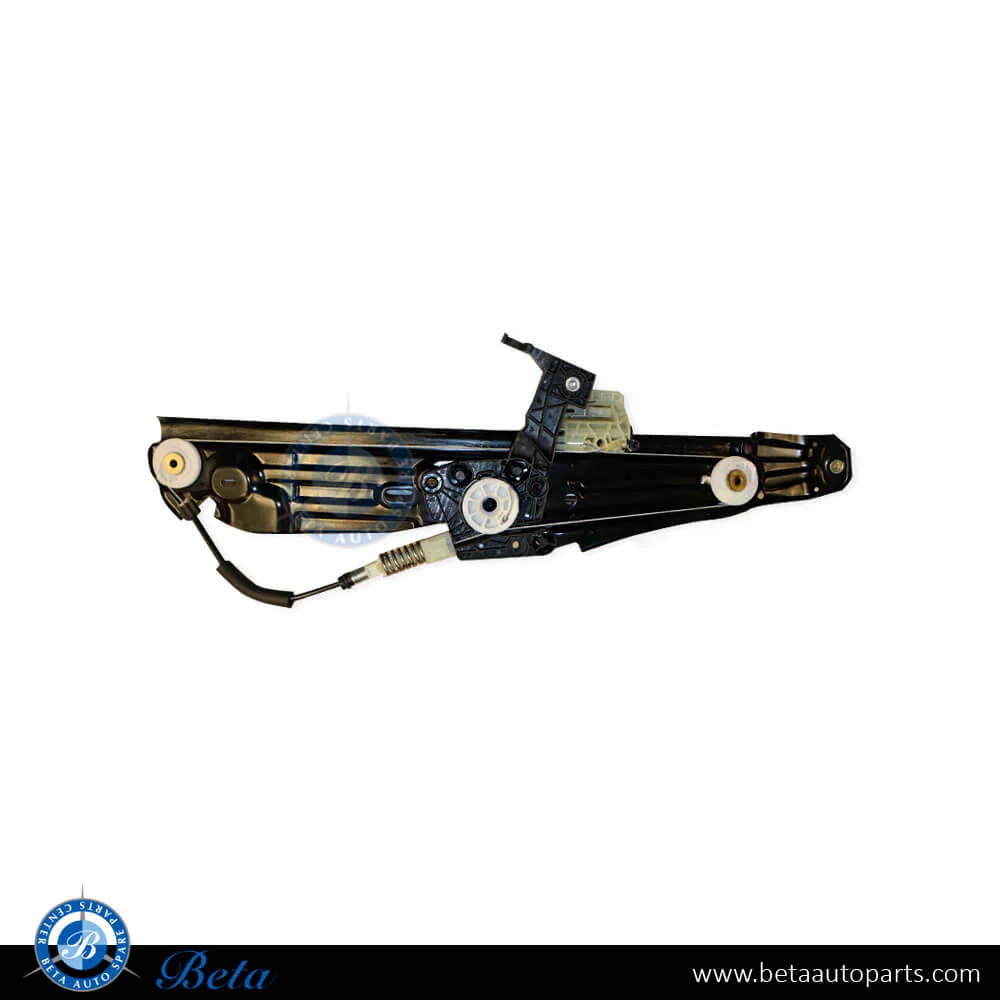 BMW 7 Series F01 / F02 (2009-2015), Rear Door Regulator without Motor (Right), Taiwan, 51357182616