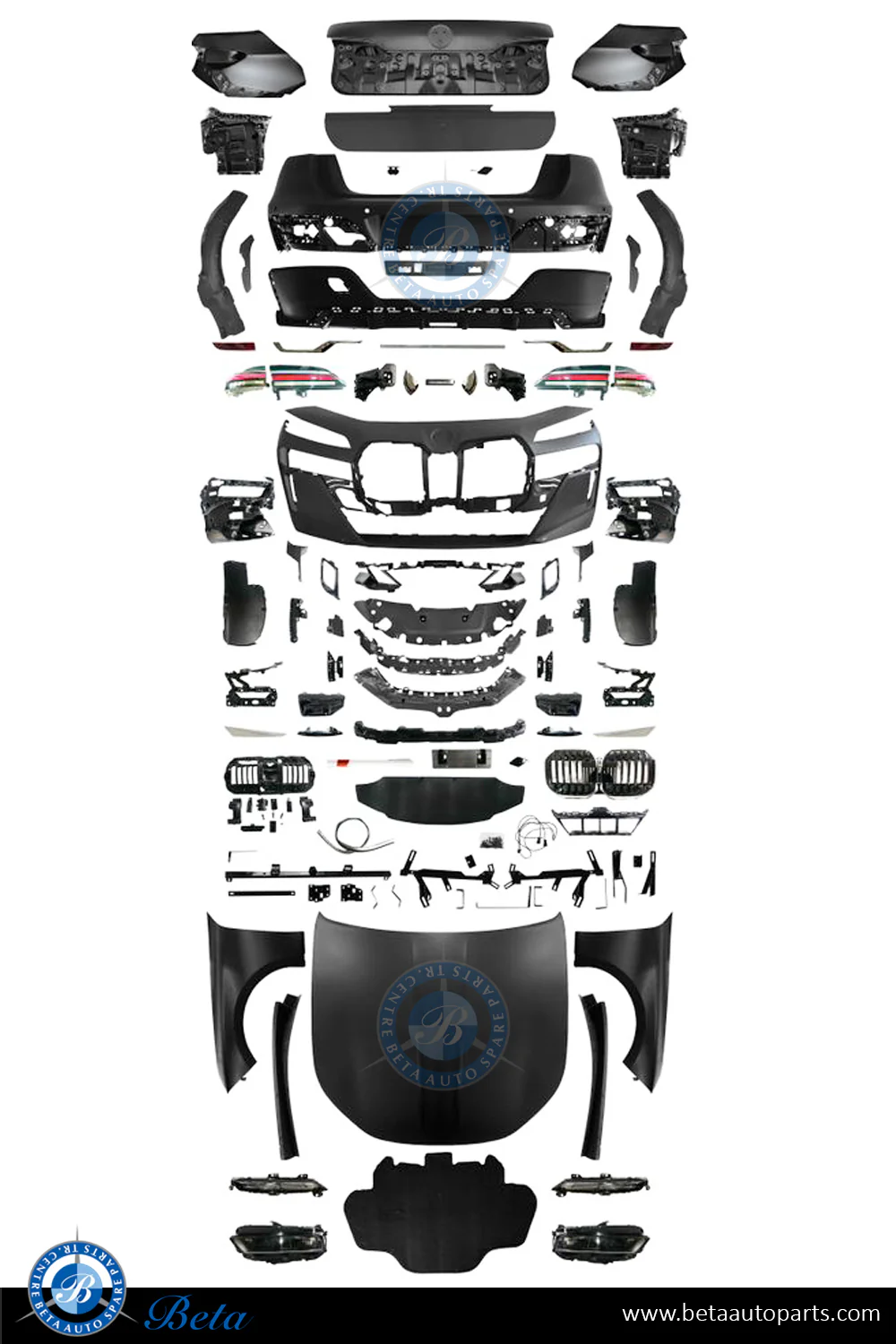 BMW 7 Series F02 (2009-2012), Body Kit Conversion Upgrade to G70 M-Tek Look, China - Image 3
