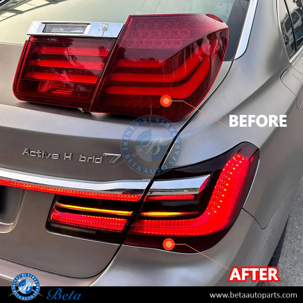 BMW 7 Series F02 Tail Lamps Upgrade to G12 LCI Look