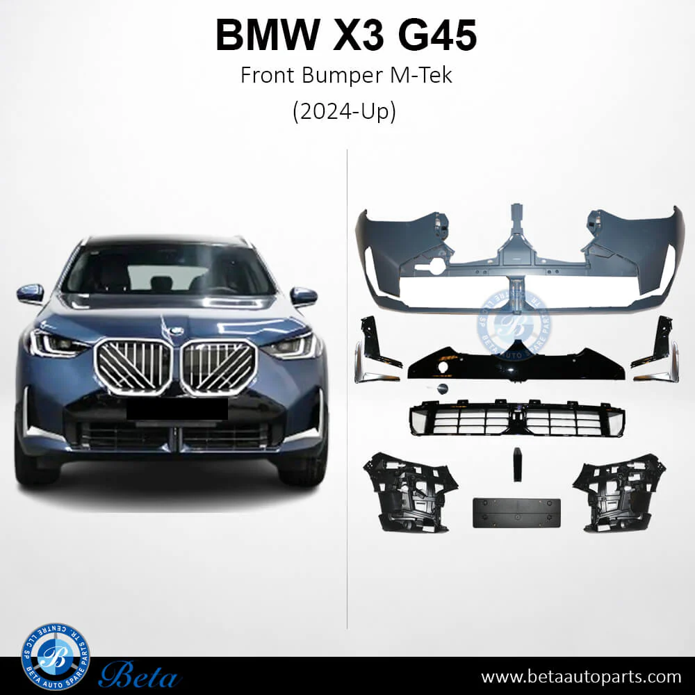 BMW X3 G45 (2024-Up), Front Bumper M-Tek with PDC and Park Assist, China - Image 2