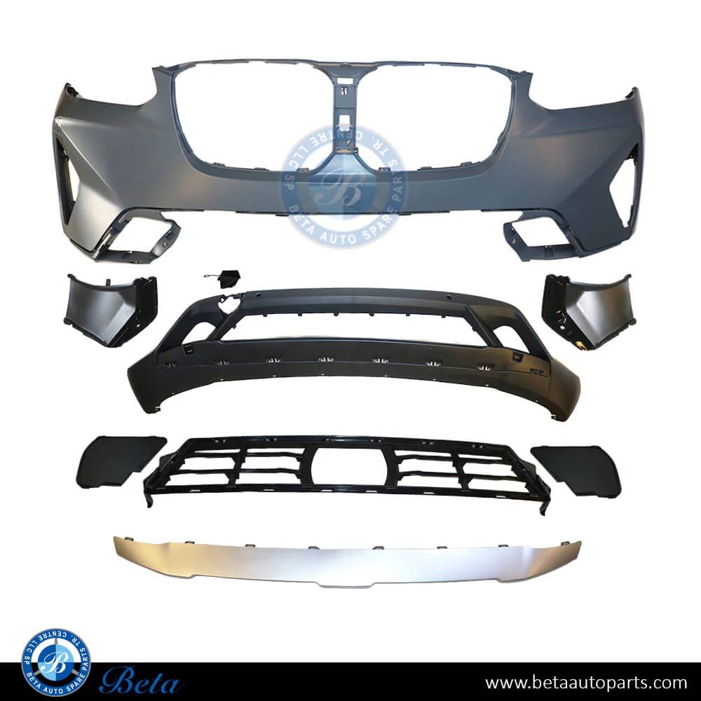 BMW X3 / X4 G01 LCI / G02 LCI (2022-2023), Front Bumper with PDC and Park Assist, China, 51115A40FA5