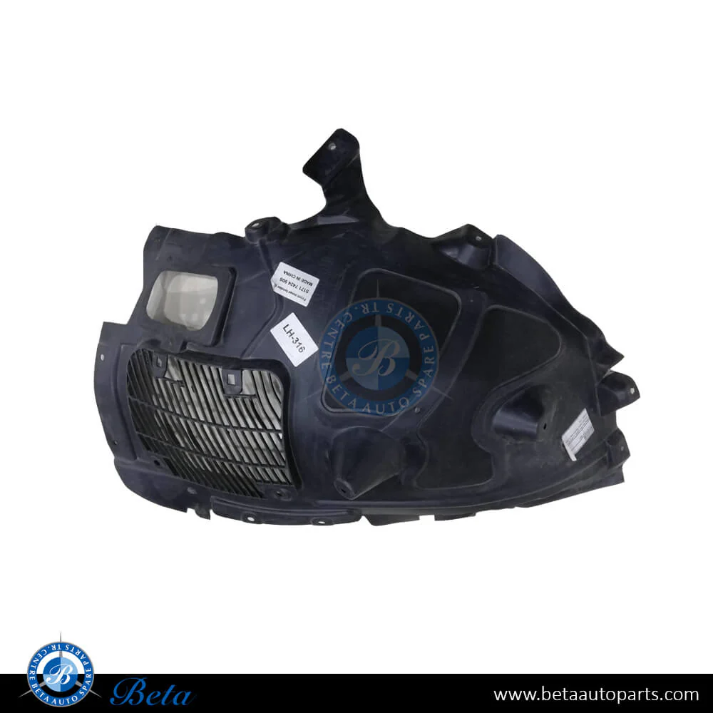 BMW X5 G05 (2019-Up), Front Wheel Fender Liner - Front Half - Injection (Left), China, 51717424905