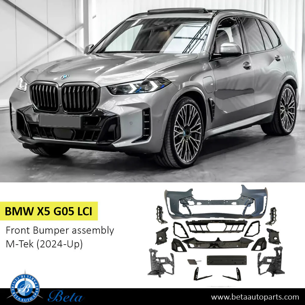 BMW X5 G05 LCI (2024-Up), Front Bumper M-Tek, China - Image 2