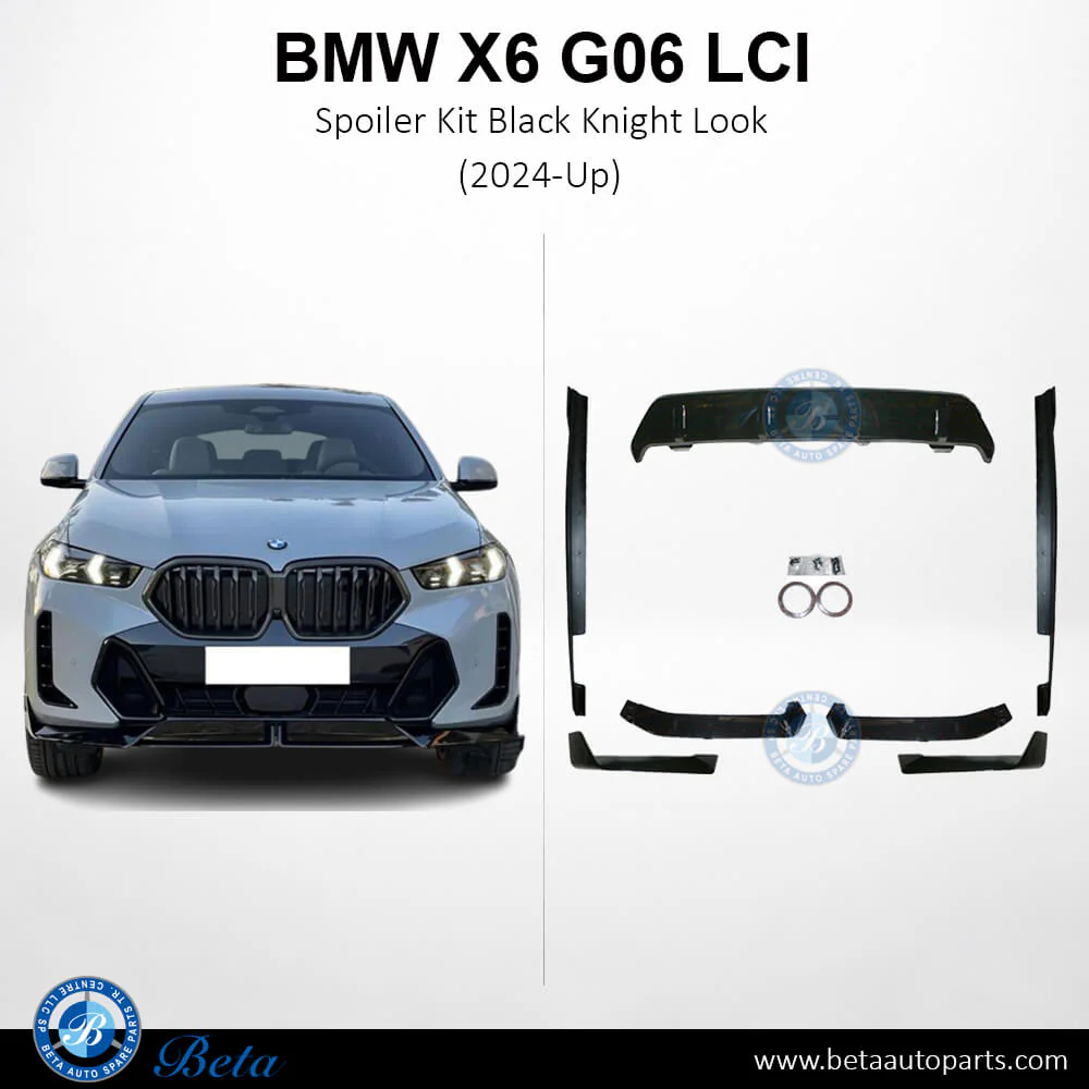 BMW X6 G06 LCI (2024-Up), Spoiler Kit Black Knight Look, China - Image 2