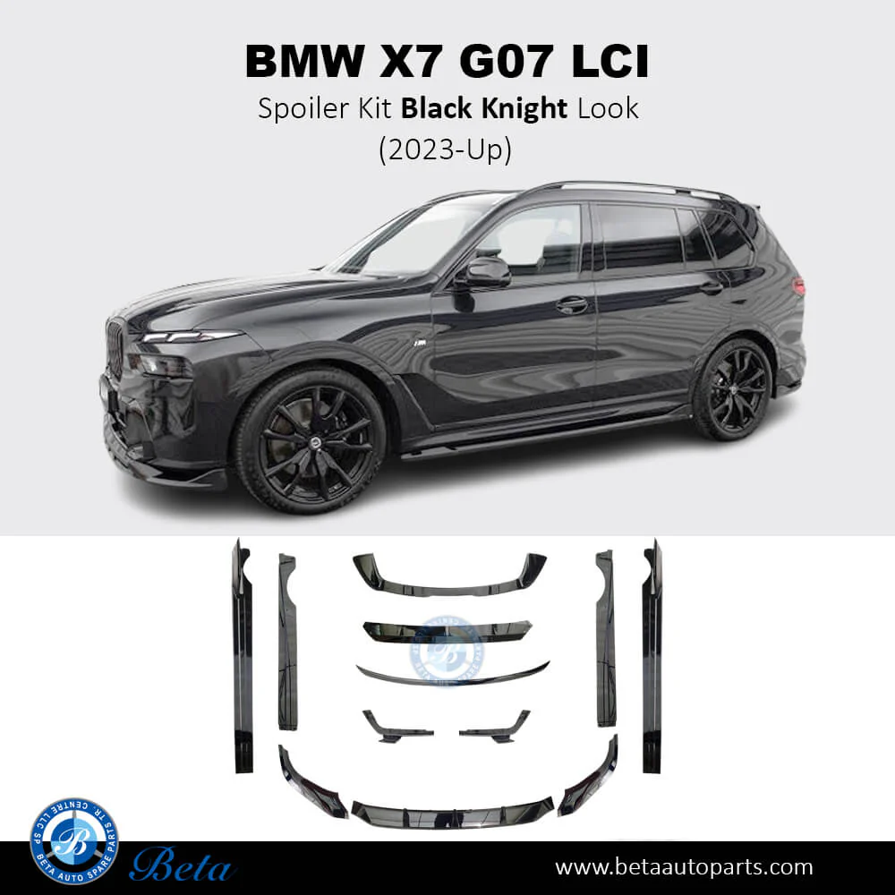 BMW X7 G07 LCI (2023-Up), Spoiler Kit Black Knight Look, China - Image 2