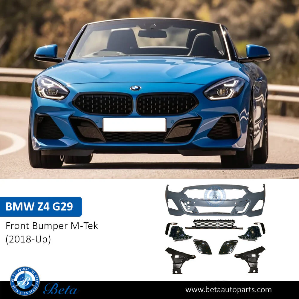 BMW Z4 G29 (2018-Up), Front Bumper M-Tek with PDC, China, 51118746249 - Image 2