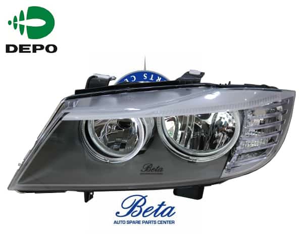 BMW 3 Series E90 LCI (2009-2011), Headlamp Normal (Left), Depo, 7202575
