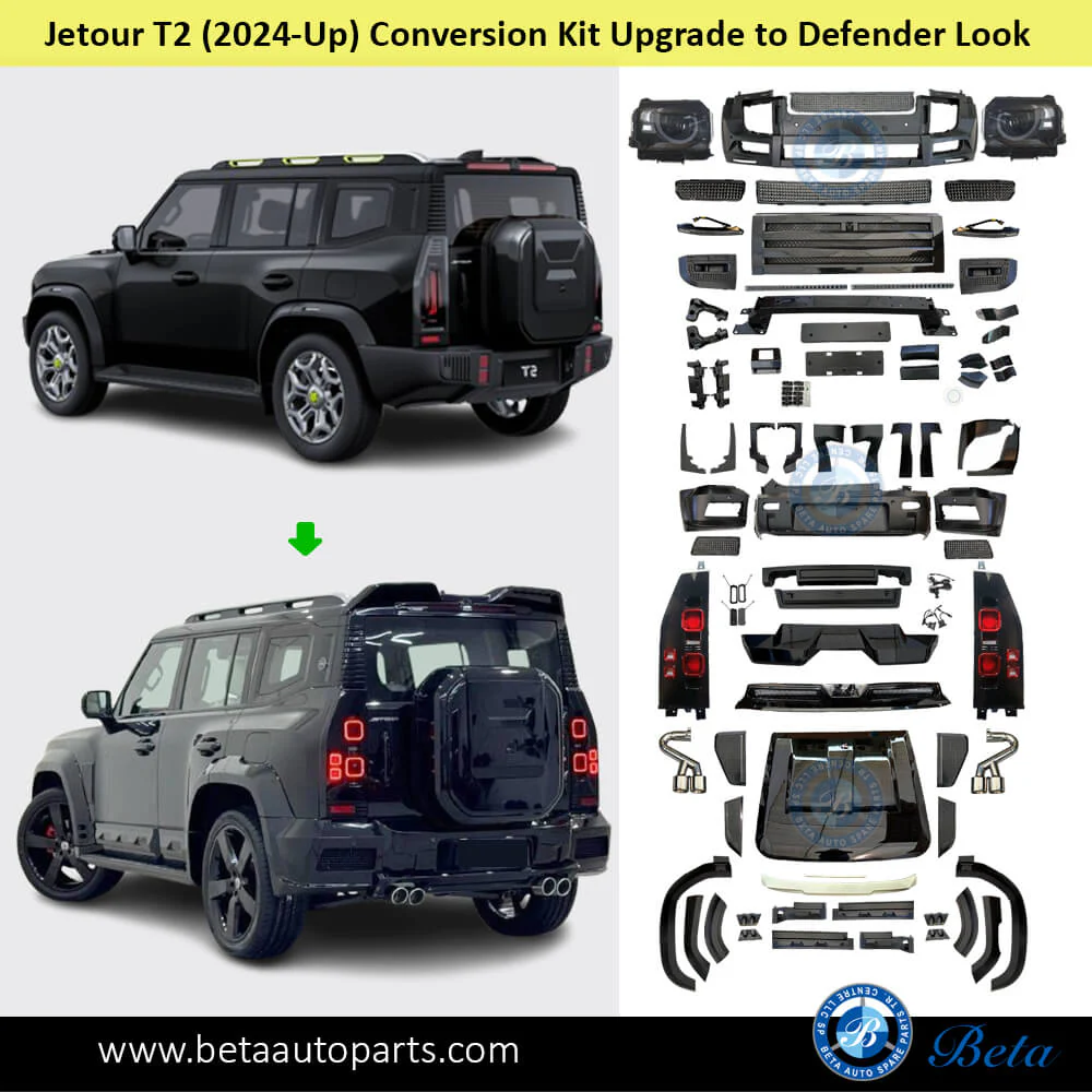 Jetour T2 (2024-Up), Body Kit Conversion Upgrade to Defender Look, China - Image 2