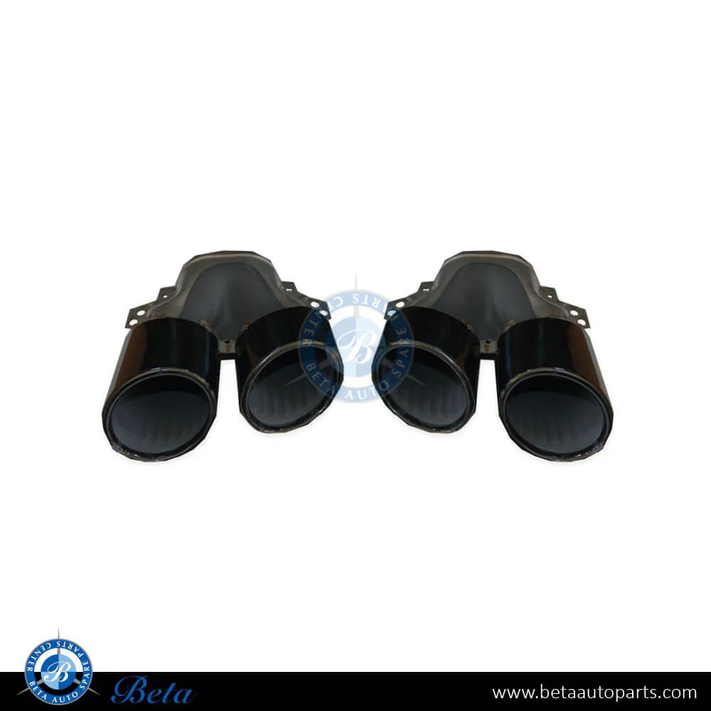 Mercedes A-Class / CLA-Class W177 / C118 / C167 / H247 (2019-Up), Exhaust Tips AMG A45/CLA45/GLE53/GLA45 (Black), China, 0004901500 / 0004901600