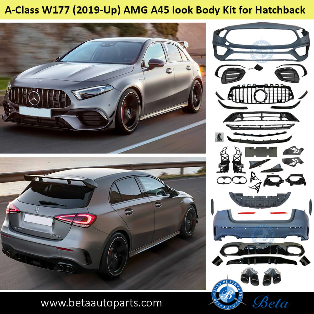 Mercedes A-Class W177 (2019-2022), Body Kit AMG A45 Look, China - Image 2
