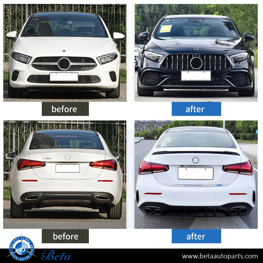 Mercedes A-Class Sedan W177 (2019-2022), Body Kit AMG A45 Look, China - Image 3