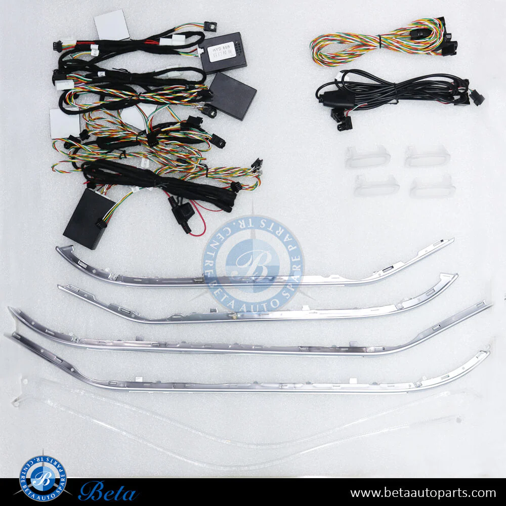 Mercedes C-Class W205 (2019-2021), Ambient Light Strip Kit Upgrade to 64 Colors, China, 2059062L64