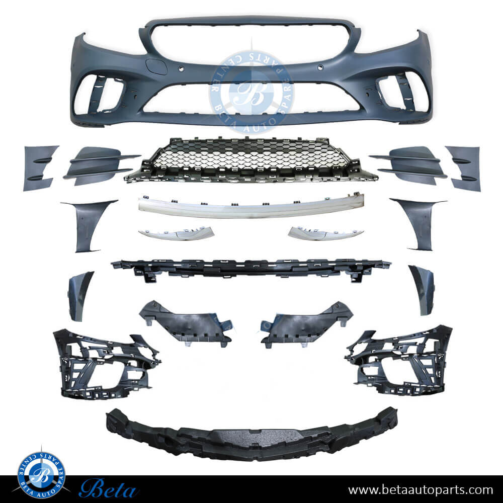 Mercedes C-Class W205 (2019-2021), Front Bumper Normal AMG with PDC, China, 2058802305