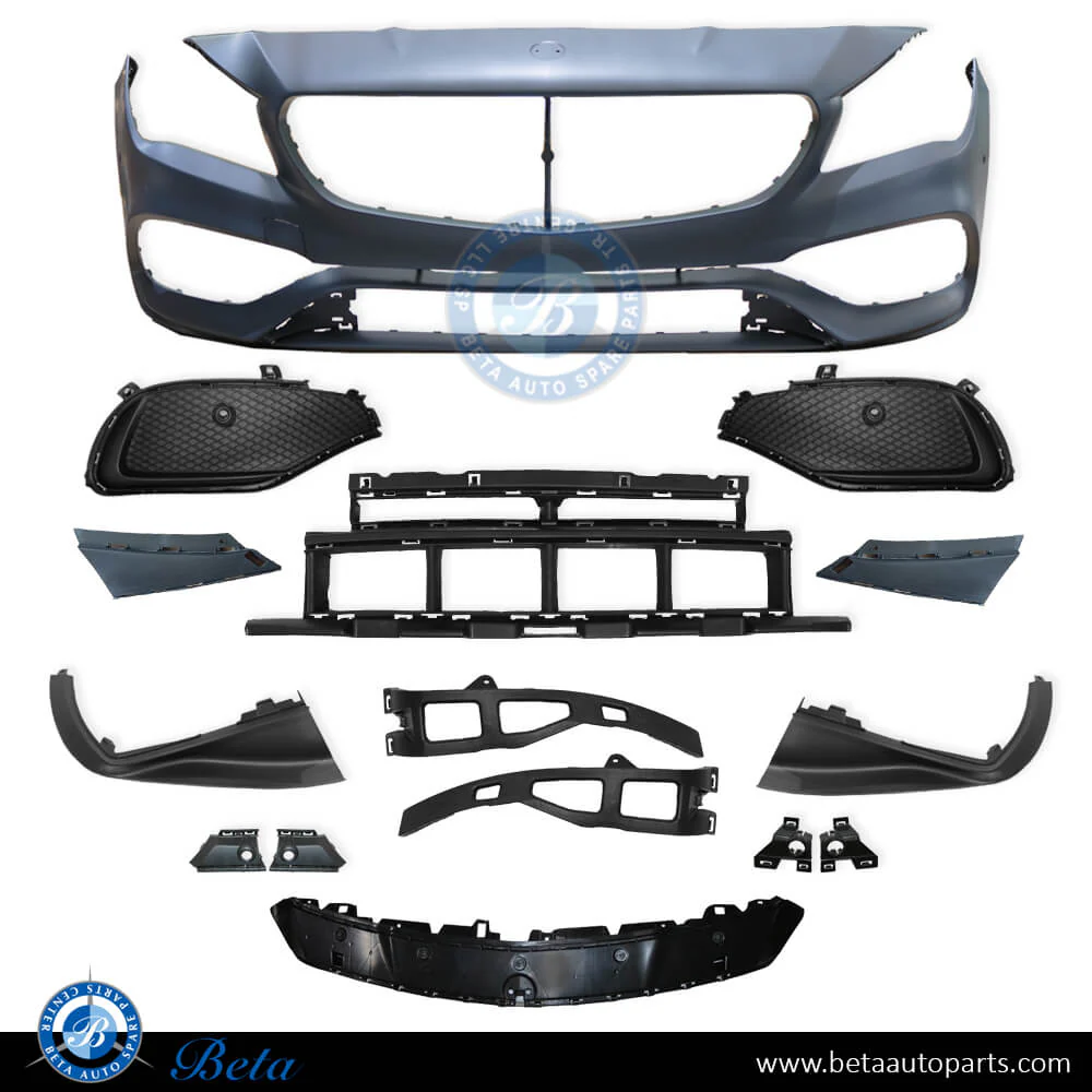 Mercedes CLA-Class C117 (2017-2018), Front Bumper Normal AMG with PDC, China, 1178802301