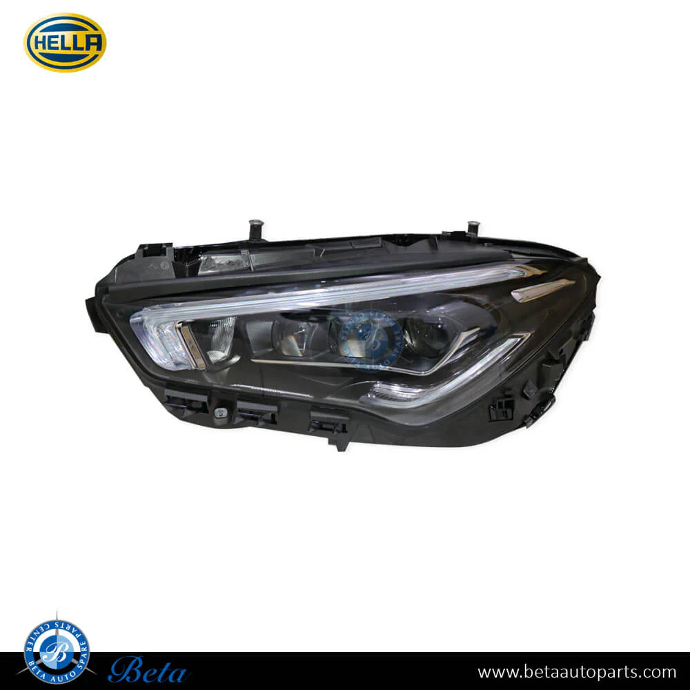 Mercedes CLA-Class C118 (2019-Up), Headlamp Dynamic LED (Left), Hella, 1189063100 / 1189064500
