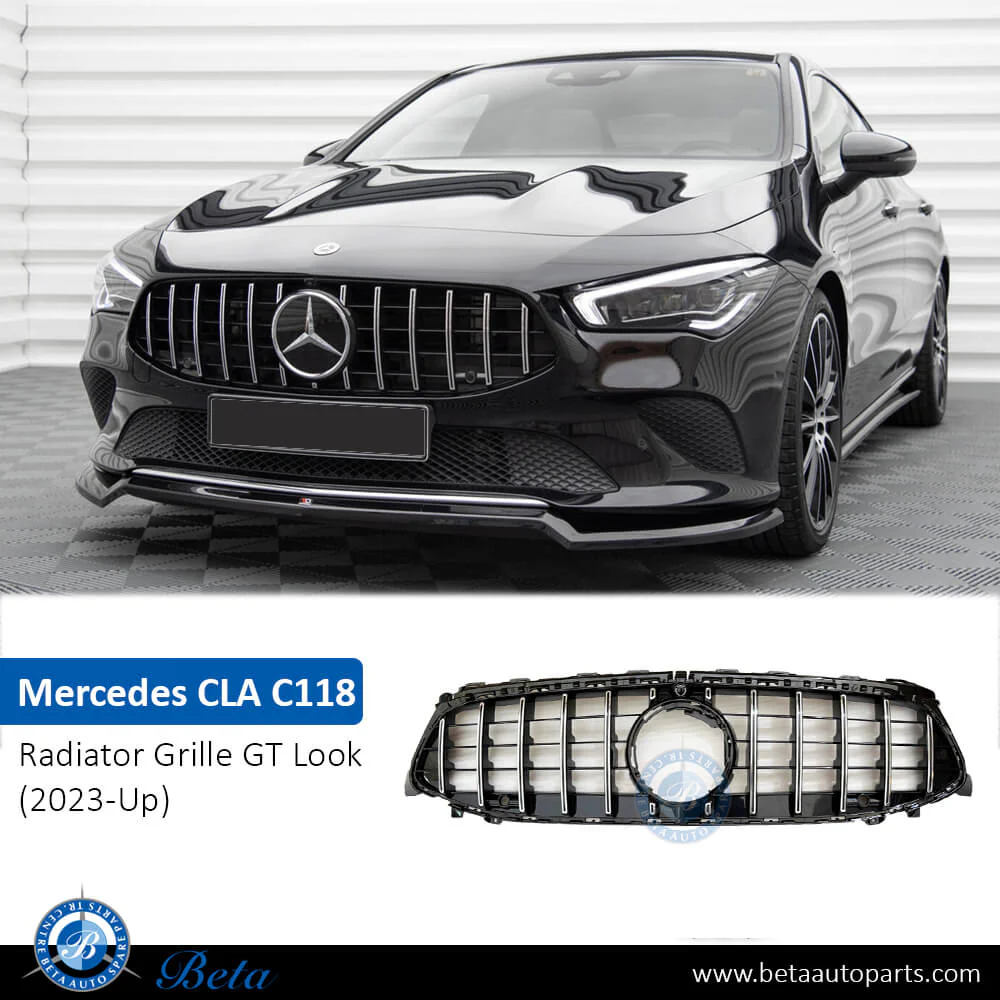 Mercedes CLA-Class C118 (2023 -Up), Radiator Grille GT (Black and Chrome), China, 1778805305 - Image 2