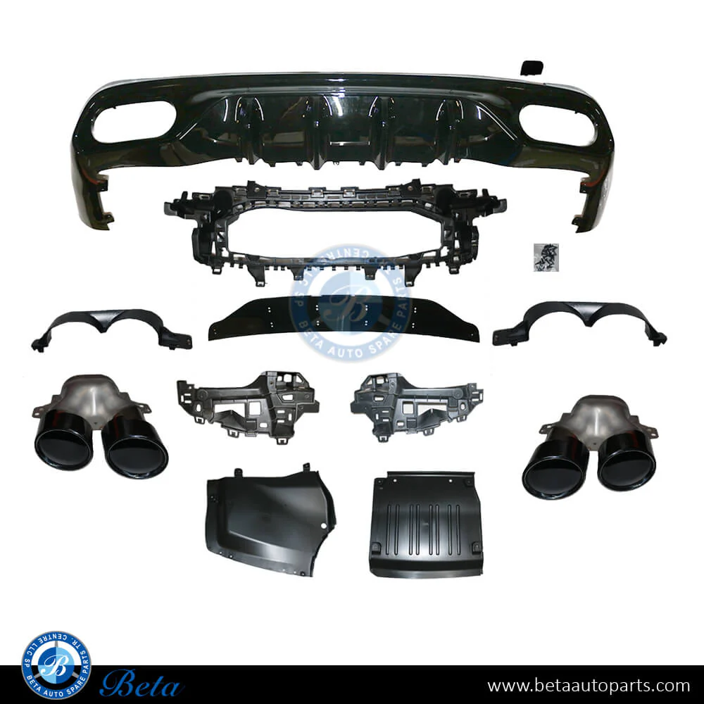 Mercedes CLE-Class C236 (2023-Up), Rear Diffuser AMG CLE53 (Black), China, 2368850801