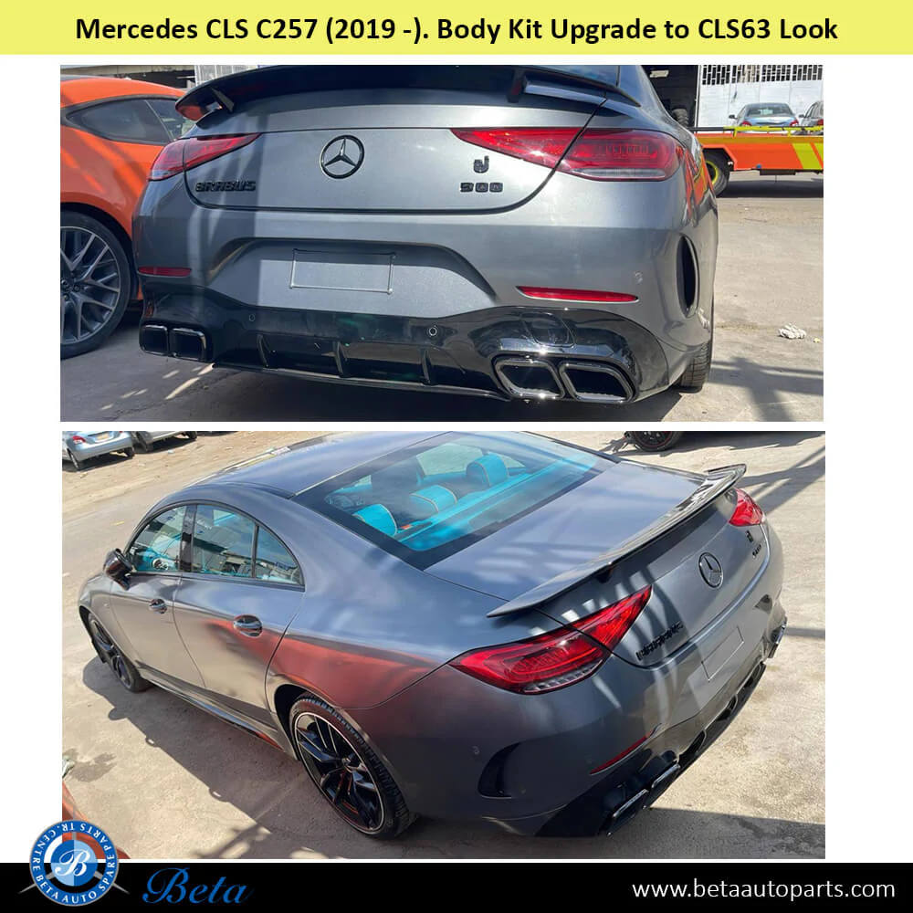 Mercedes CLS-Class C257 (2019-2023), Body Kit Upgrade To CLS63 Look Black, China, 2578851A00 - Image 3