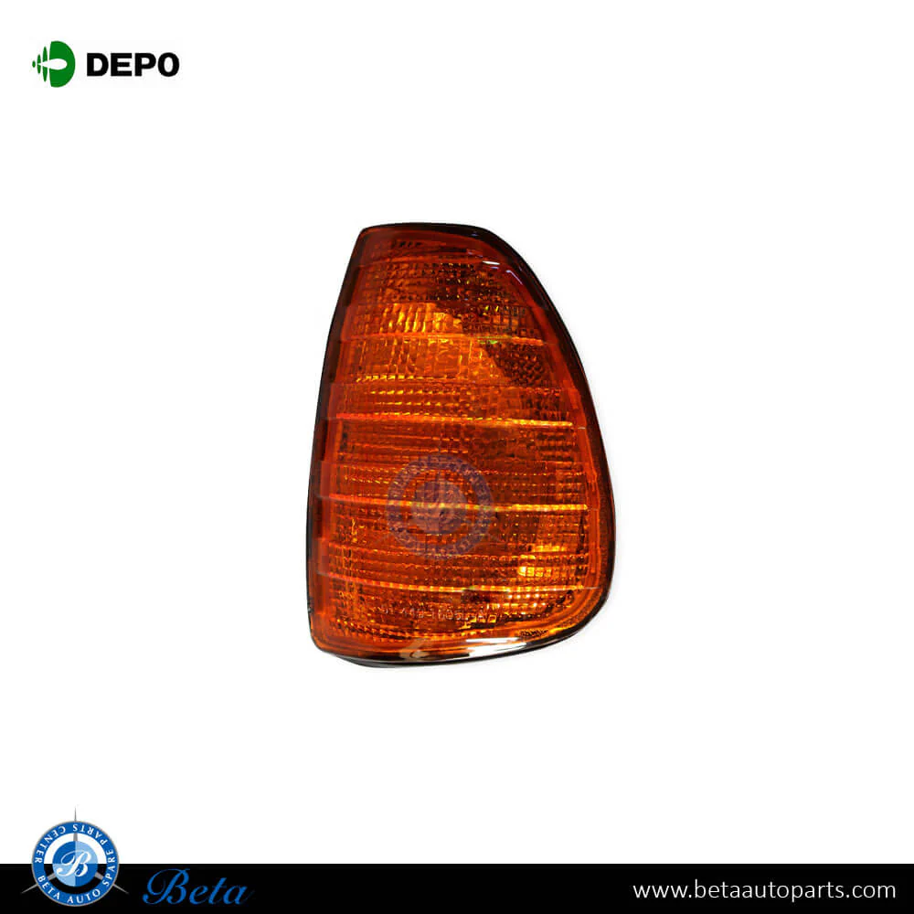 Mercedes E-Class W123 (1976-1985), Corner Lamp - Yellow (Left), Depo, 0008207321