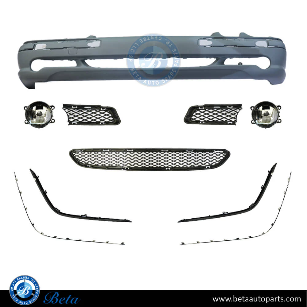 Mercedes E-Class W210 (2000-2002), Front Bumper Normal AMG, 2108852425