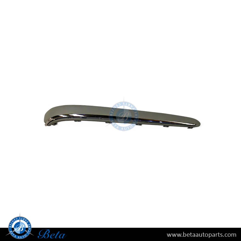Mercedes E-Class W211 (2003-2005), Rear Bumper Strip with Chrome Moulding Elegance (Left), Taiwan, 2118800312