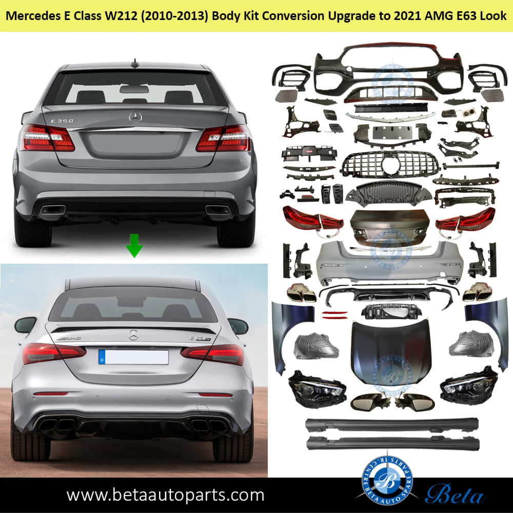 Mercedes E-Class W212 (2010-2013), Body Kit Conversion Upgrade to 2021 AMG E63 Look, China - Image 2