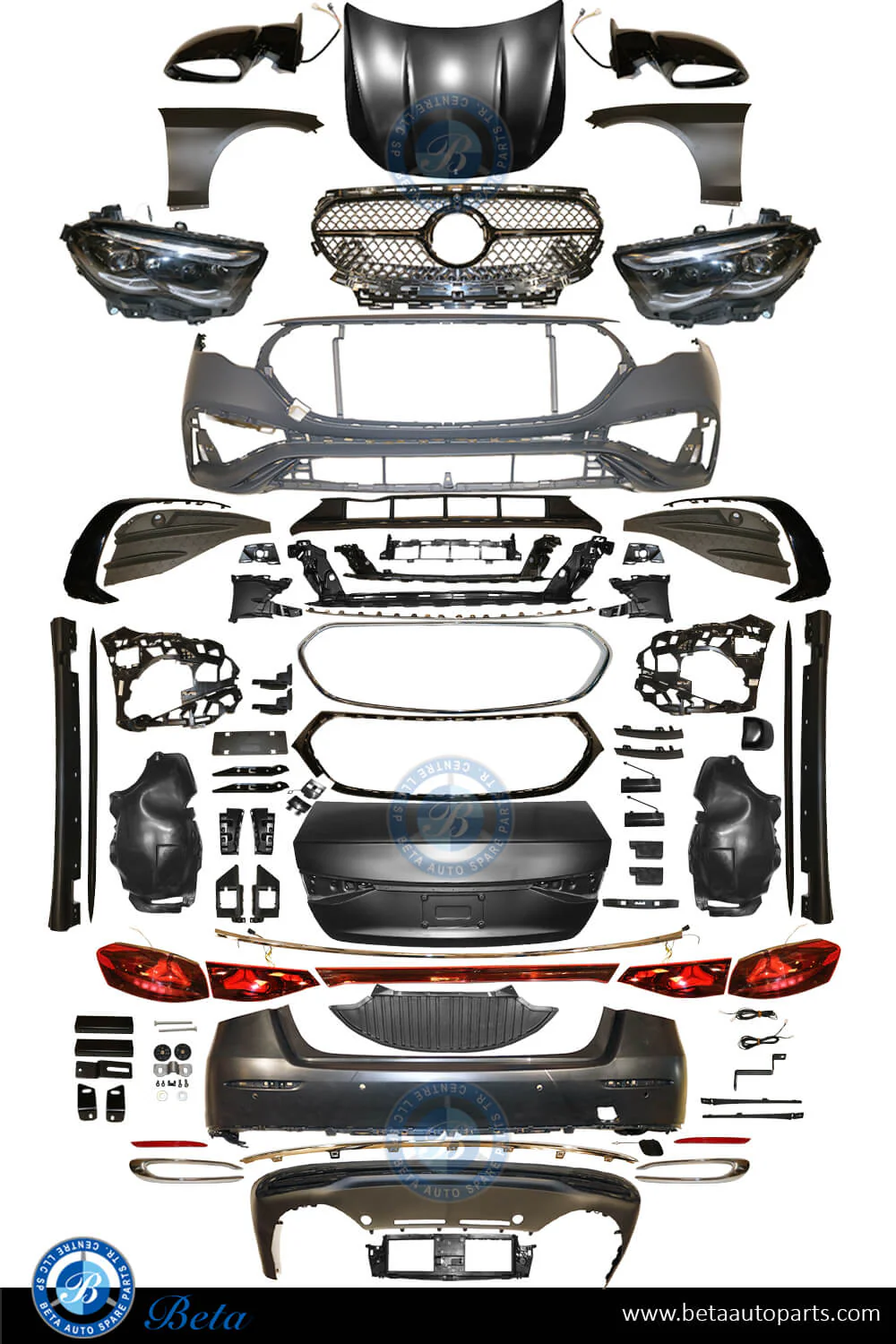 Mercedes E-Class W212 (2010-2013), Body Kit Conversion Upgrade to W214 Normal AMG Look, China - Image 3