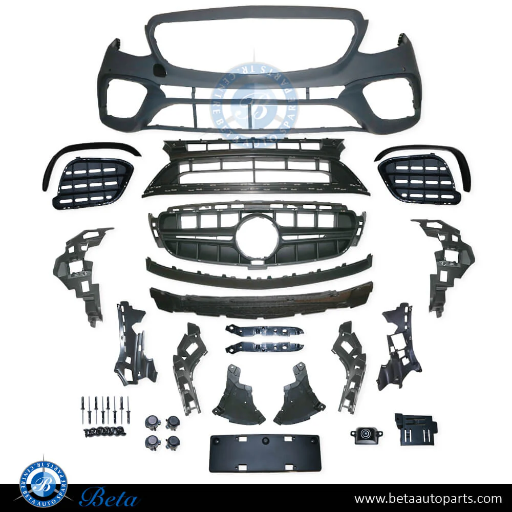 Mercedes E-Class W213 (2017-2020), Front Bumper AMG E63 Look with Radiator Grille, China