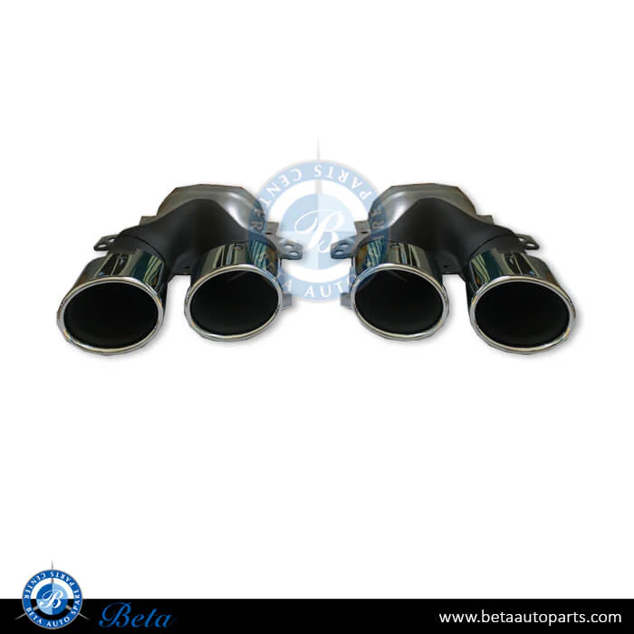 Mercedes E-Class W213 (2017-2023), Exhaust Tips AMG E53 Silver, China, 2134906705, 2134906805