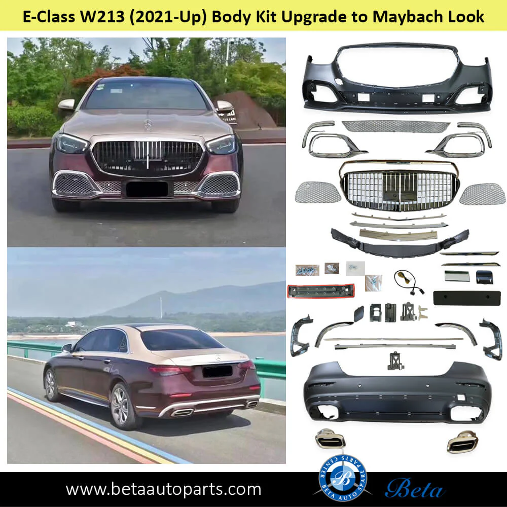 Mercedes E-Class W213 (2021-2023), Body Kit Upgrade To Maybach Look, China - Image 2