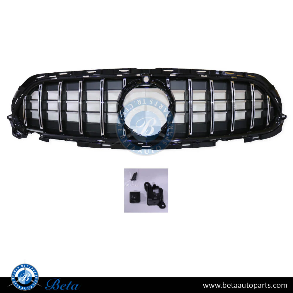 Mercedes E-Class W213 (2021-2023), Radiator Grille GT Look with Camera Hole without Logo, Taiwan