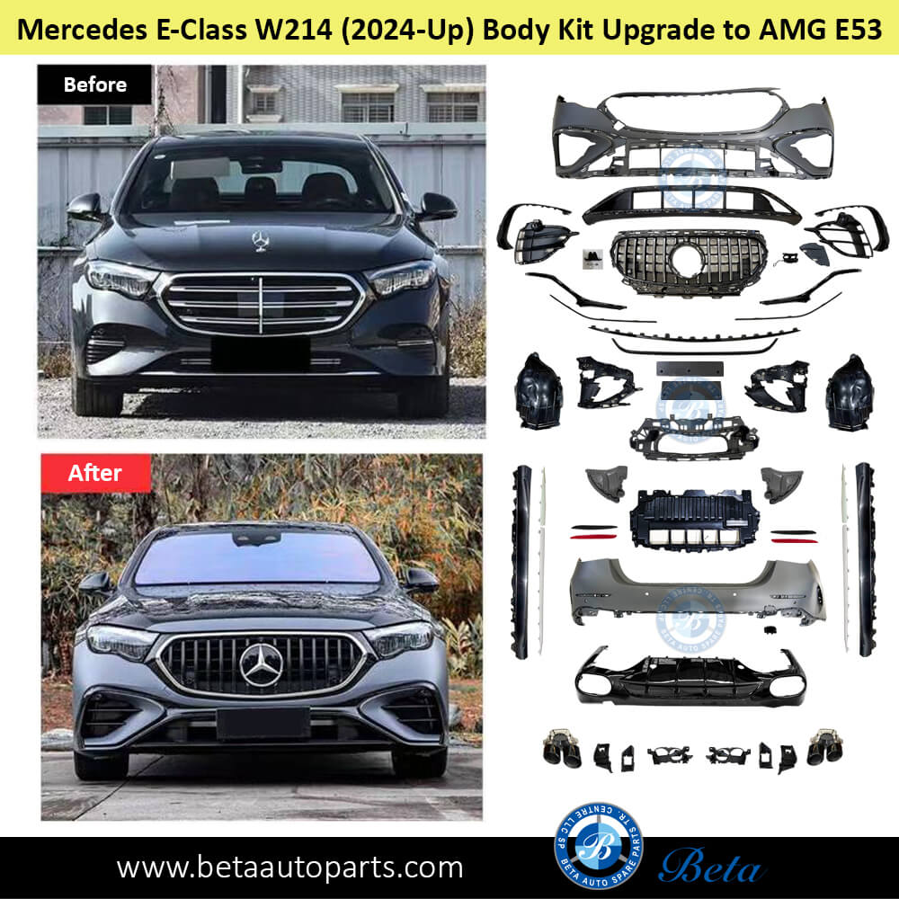 Mercedes E-Class W214 (2024-Up), Body Kit Upgrade to AMG E53 with Radiator Grille, China - Image 2